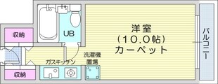 しんたくハイツ南大通Sの物件間取画像